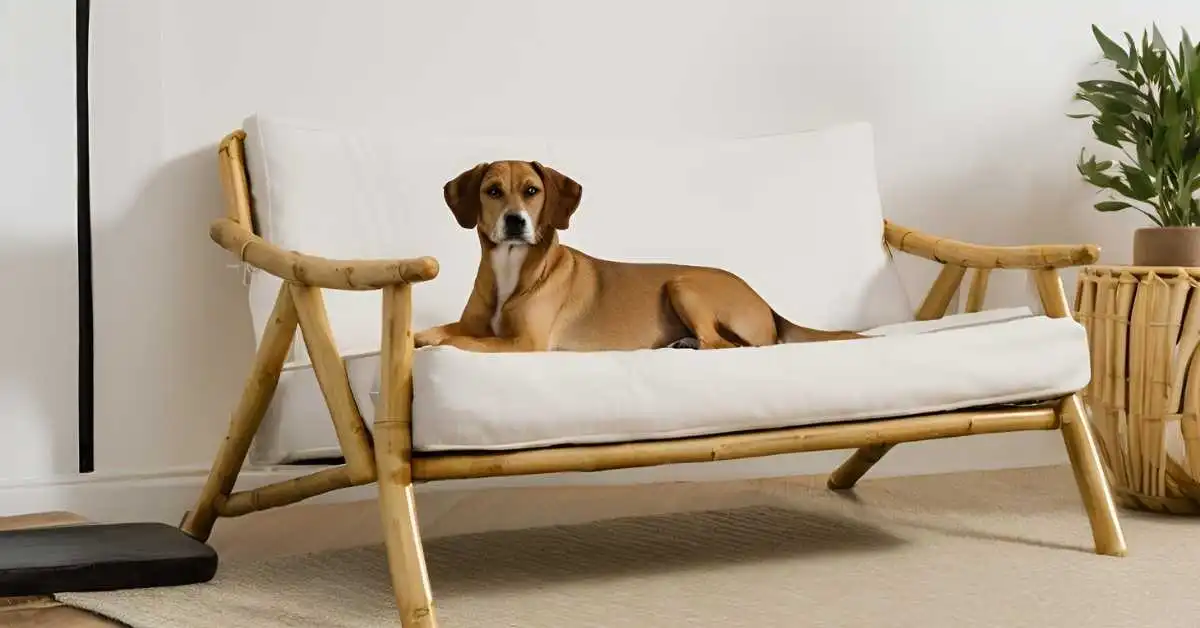 bamboo dog bed 